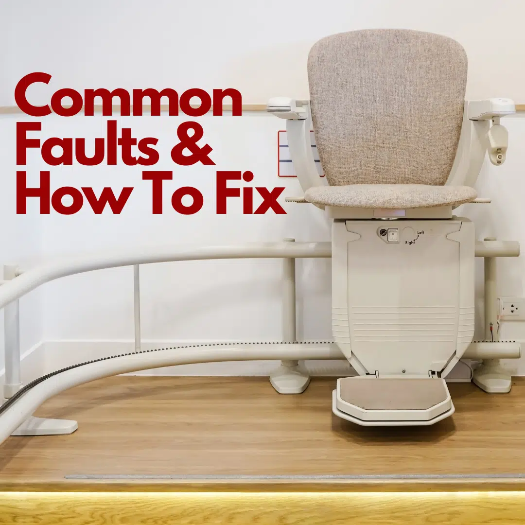 Common faults on a stairlift